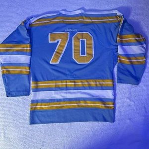 Brooklyn xpress hockey jersey size boys medium